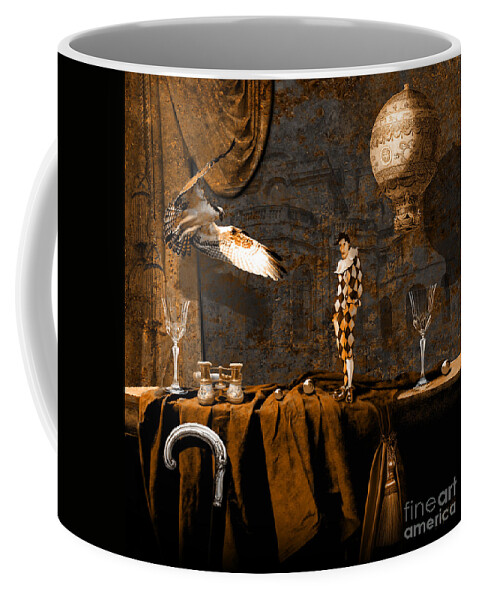 Theater Coffee Mug featuring the digital art After theater by Alexa Szlavics