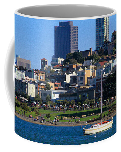 Bonnie Follett Coffee Mug featuring the photograph Afternoon at Maritime Park by Bonnie Follett