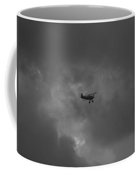 Biplane Coffee Mug featuring the photograph Against the Sky by Joshua House