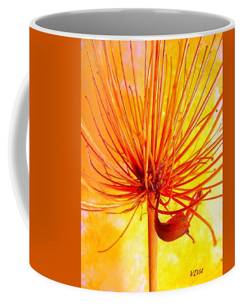 Viva Coffee Mug featuring the photograph Agapanthus 2 Yellow by VIVA Anderson