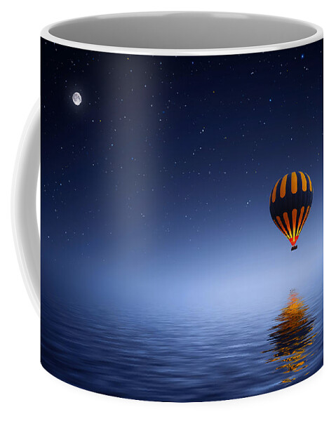 Air Coffee Mug featuring the photograph Air Ballon by Bess Hamiti