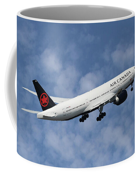 Air Canada Coffee Mug featuring the photograph Air Canada Boeing 777-233 by Smart Aviation