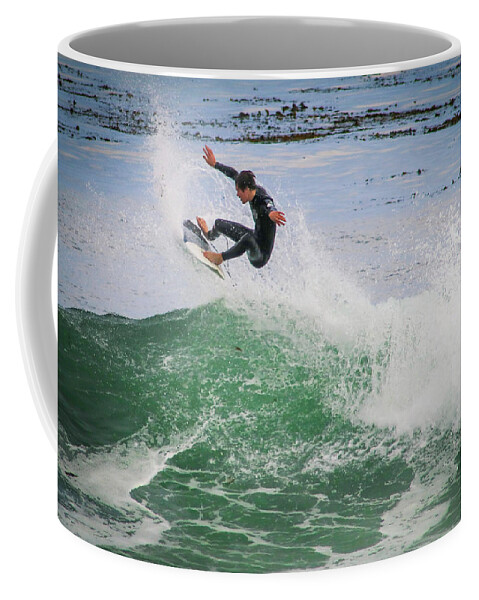 Surfing Coffee Mug featuring the photograph Air by Dr Janine Williams