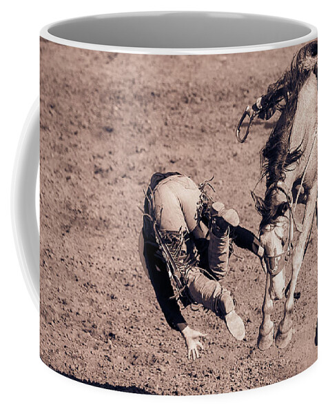 Cowboy Coffee Mug featuring the photograph Airborne by Caitlyn Grasso