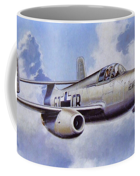 Aircraft Coffee Mug featuring the digital art Aircraft by Maye Loeser