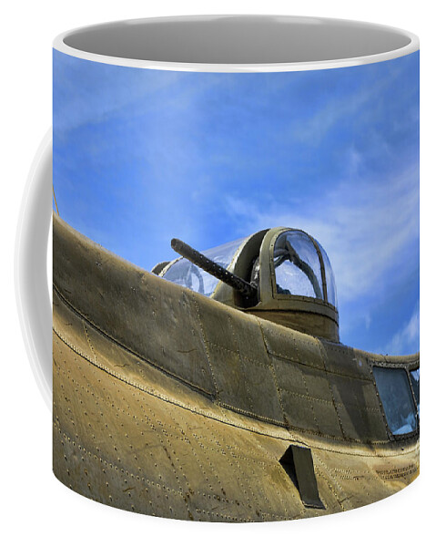 Wwii Coffee Mug featuring the photograph Aircraft Top Machine Gun by Chuck Kuhn