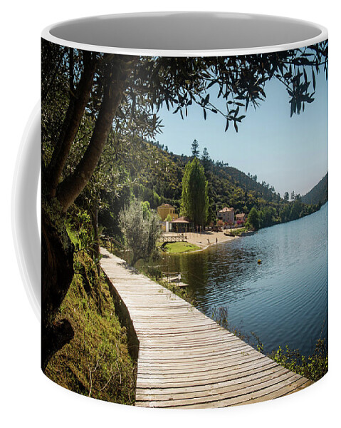River Coffee Mug featuring the photograph Alamal Beach by Carlos Caetano