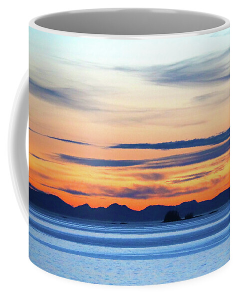 Dawn Coffee Mug featuring the photograph Alaskan Dawn by Mitch Cat