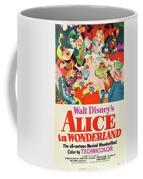 Alice In Wonderland 1951 Coffee Mug by Movie Poster Prints - Fine Art  America