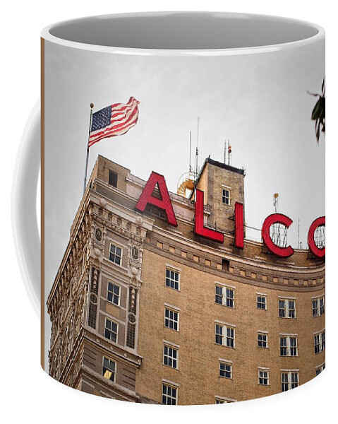 Alico Coffee Mug featuring the photograph Alico Building Sign by Buck Buchanan