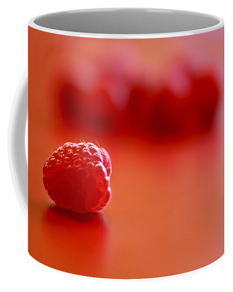 Red Coffee Mug featuring the photograph All Alone by Evelina Kremsdorf