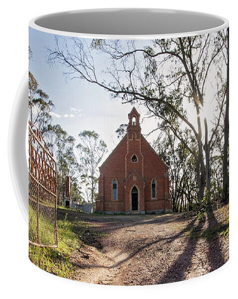 Church Coffee Mug featuring the photograph All are Welcome by Linda Lees