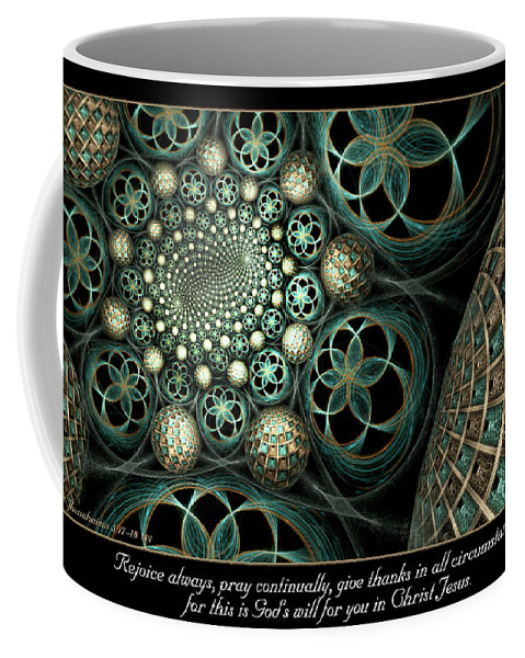 Fractals Coffee Mug featuring the digital art All Circumstances by Missy Gainer