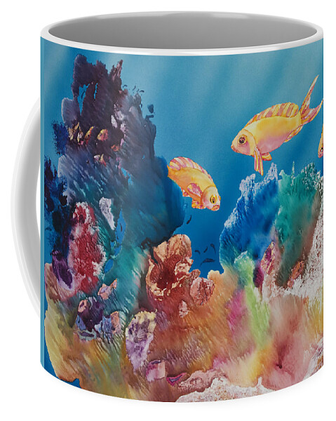 Animal Art Coffee Mug featuring the painting All Dressed Up by Tanya L Haynes - Printscapes