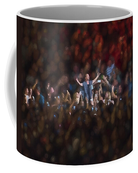 Eddie Coffee Mug featuring the photograph All Hail Eddie Vedder by Toby McGuire