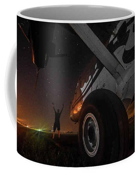 Super Otter Coffee Mug featuring the photograph All Hail the Stars by Larkin's Balcony Photography