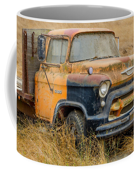 Truck Coffee Mug featuring the photograph All Used Up by Derek Dean