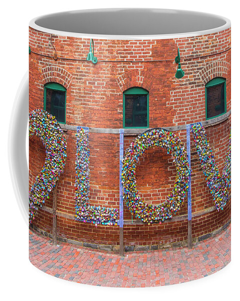 Love Coffee Mug featuring the photograph All You Need Is Locks of Love by Venetia Featherstone-Witty
