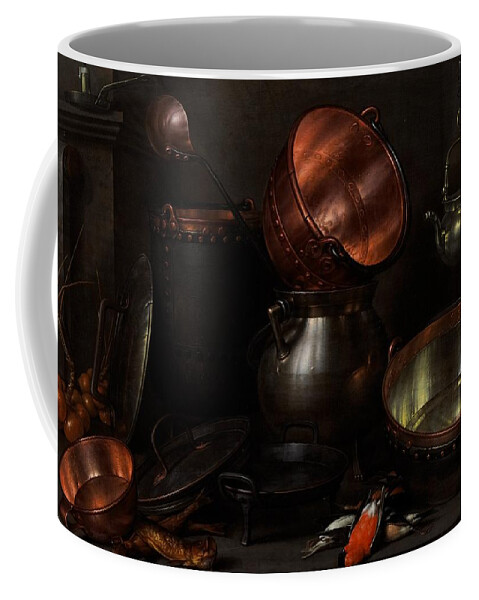 Still Coffee Mug featuring the painting Allegory of the Four Elements by Cornelis Jacobsz Delff