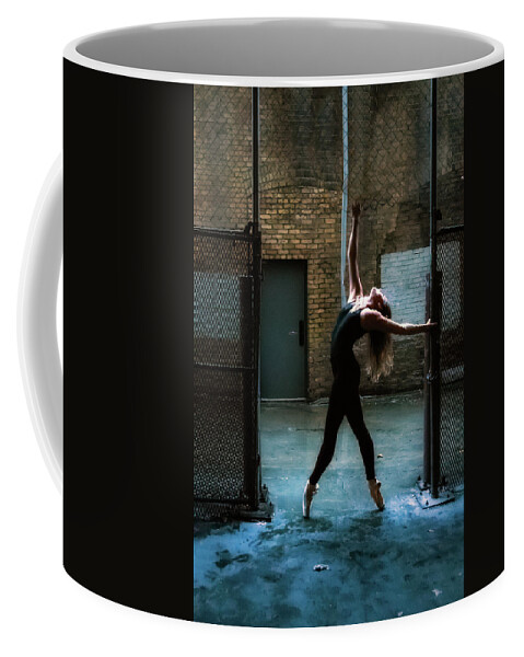 Dance Coffee Mug featuring the photograph Alley Dance by Dave Koch