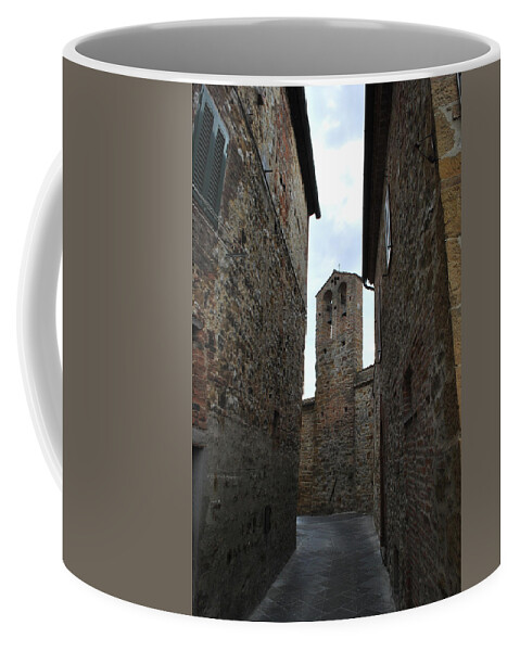 Petroio Coffee Mug featuring the photograph Alley in Petroio by Fabio Caironi