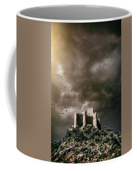 Architecture Coffee Mug featuring the photograph Almourol Castle in Portugal by Carlos Caetano