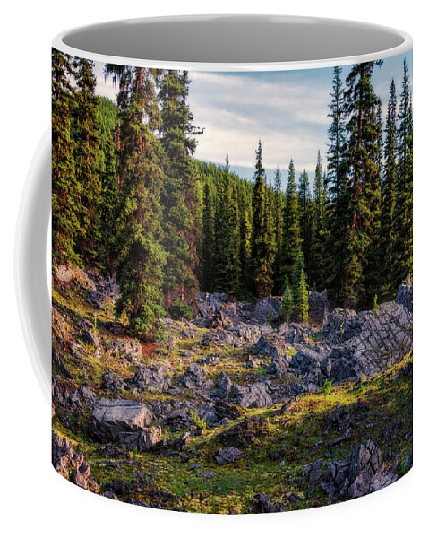 Joan Carroll Coffee Mug featuring the photograph Along Black Prince Cirque Trail by Joan Carroll