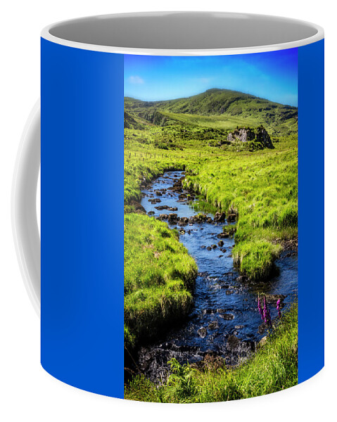 Clouds Coffee Mug featuring the photograph Along the Ring of Kerry by Debra and Dave Vanderlaan