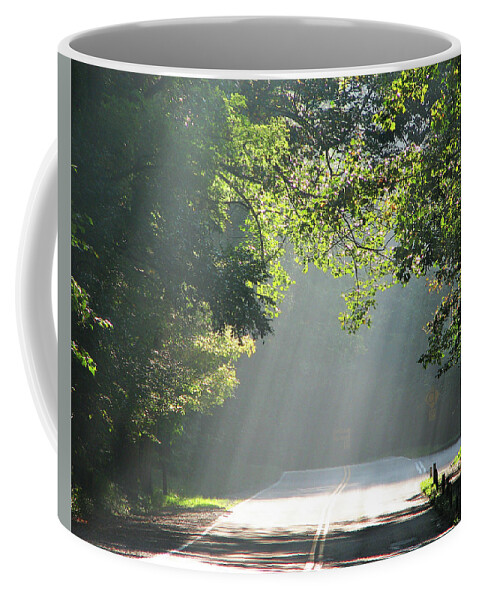 Road Coffee Mug featuring the photograph Along the Road of Life by Ted Keller