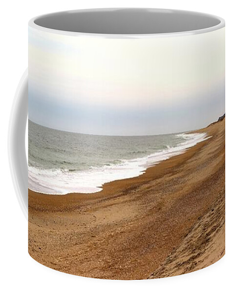 Panorama Coffee Mug featuring the photograph Along the Tide Line by Robert McCulloch