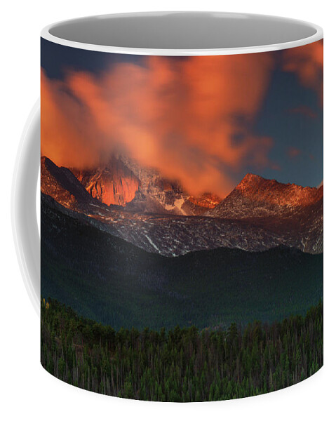 Autumn Coffee Mug featuring the photograph Alpenglow Sunrise by John De Bord