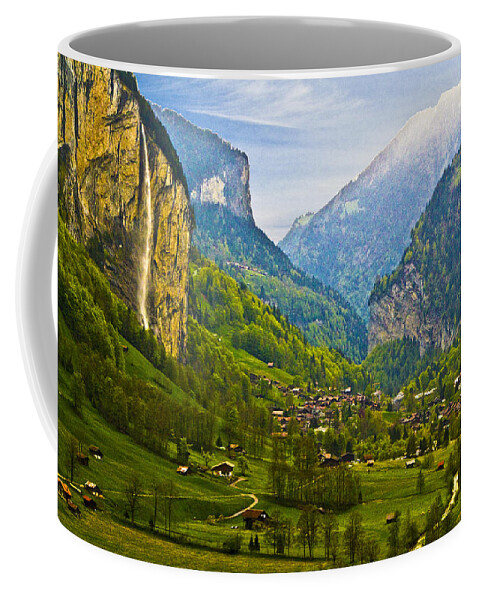 Switzerland Coffee Mug featuring the photograph Alpine Village by Ches Black