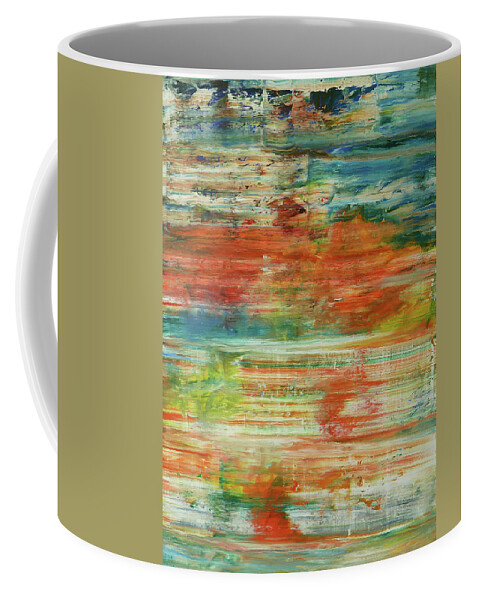 Derek Kaplan Art Coffee Mug featuring the painting Always Is by Derek Kaplan