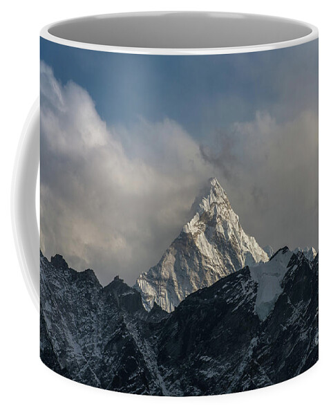 Everest Base Camp Trek Coffee Mug featuring the photograph Ama Dablam From Kalla Patthar by Mike Reid