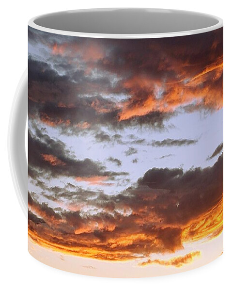 Cloud Coffee Mug featuring the photograph Glorious Clouds At Sunset by J R Yates