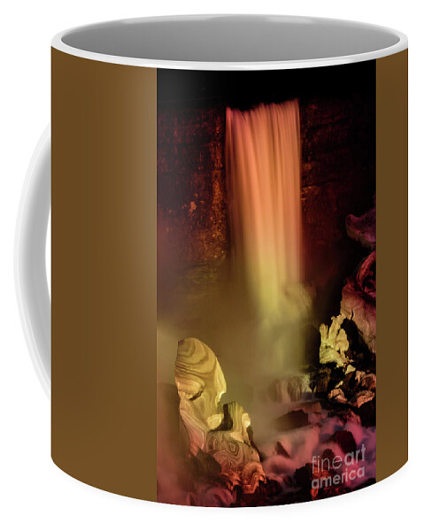 Spray Coffee Mug featuring the photograph Amazing Ice Formations by Joann Long