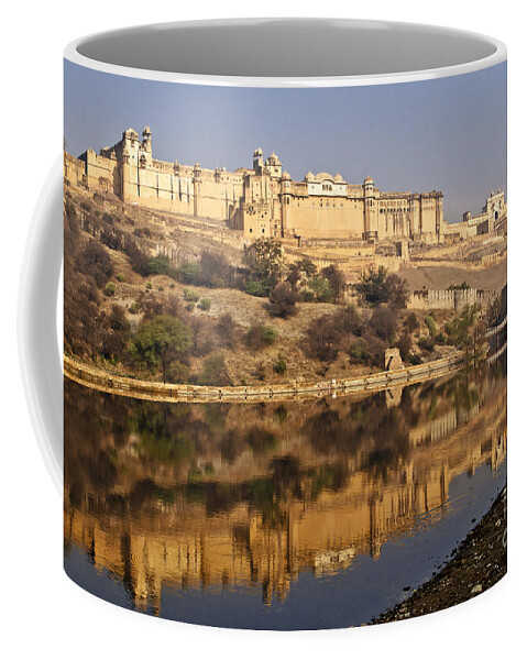 Amber Fort Coffee Mug featuring the photograph Amber Fort by Elena Perelman
