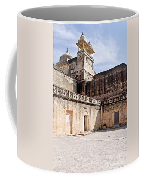 Amber Fort Coffee Mug featuring the photograph Amber Fort. Towers. by Elena Perelman