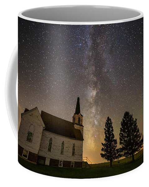 Milky Way Coffee Mug featuring the photograph Amen by Aaron J Groen
