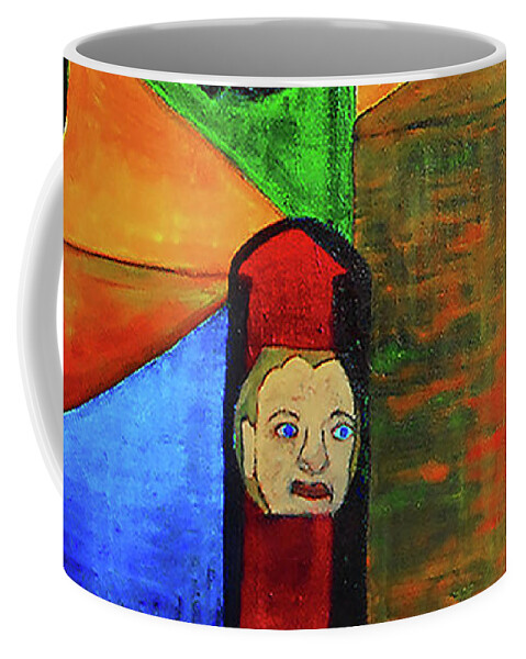 America Coffee Mug featuring the painting America by Gabby Tary