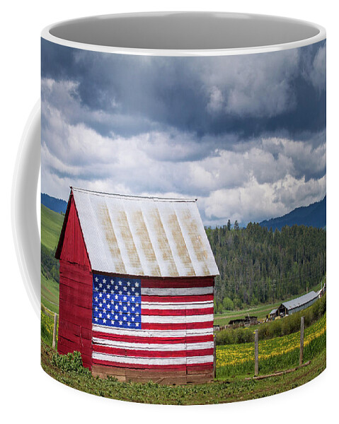 America Coffee Mug featuring the photograph American Landscape by Wesley Aston