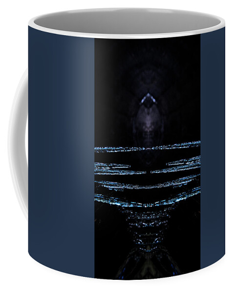 Monster Coffee Mug featuring the digital art Amphibian Man by Pelo Blanco Photo