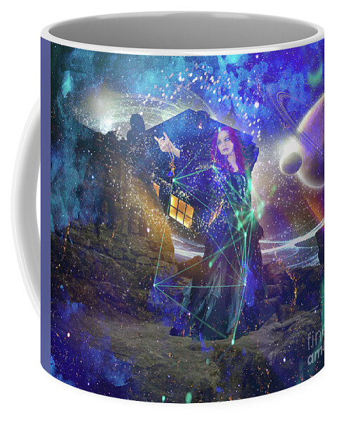Doctor Who Coffee Mug featuring the digital art Amys Call by Digital Art Cafe