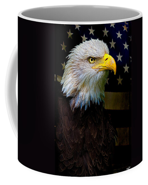 Eagle Coffee Mug featuring the photograph An American Icon by Chris Lord