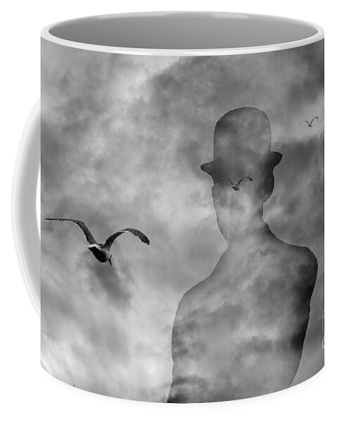 Photomontage Coffee Mug featuring the photograph An Homage of Sorts by David Gordon