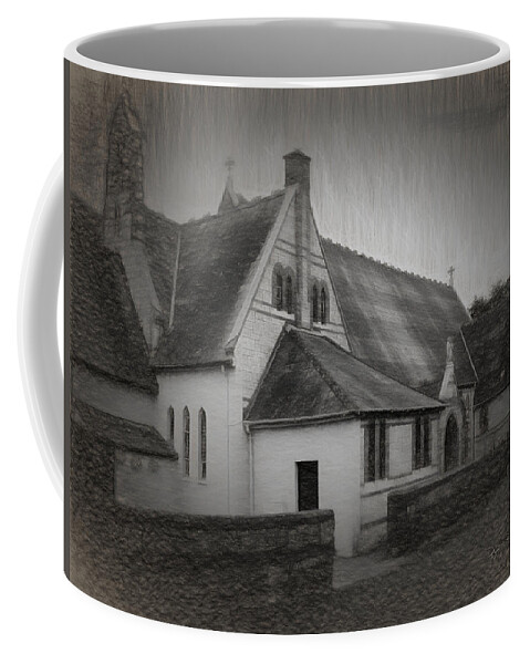 Church Coffee Mug featuring the photograph An Irish Church by David Luebbert