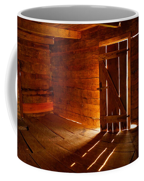 Open Coffee Mug featuring the photograph An Open Door by Beth Collins