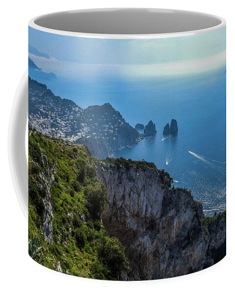 Italy Coffee Mug featuring the photograph Anacapri on Isle of Capri by Marilyn Burton