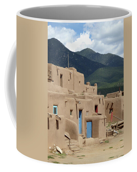 Taos Coffee Mug featuring the photograph Ancient Adobe by Gordon Beck