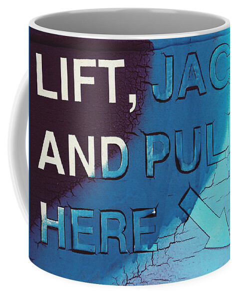 Abstract Coffee Mug featuring the photograph And Pull by J C